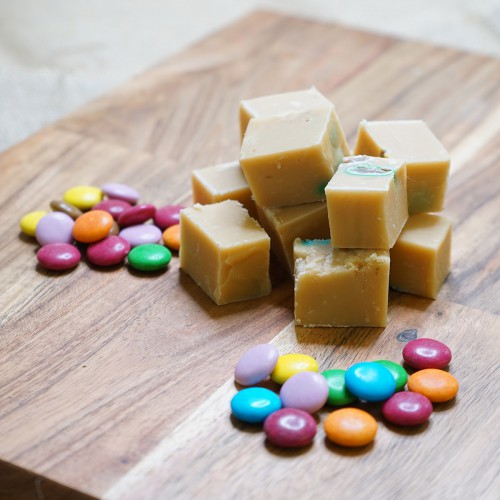 Rainbow Choc Bean Fudge