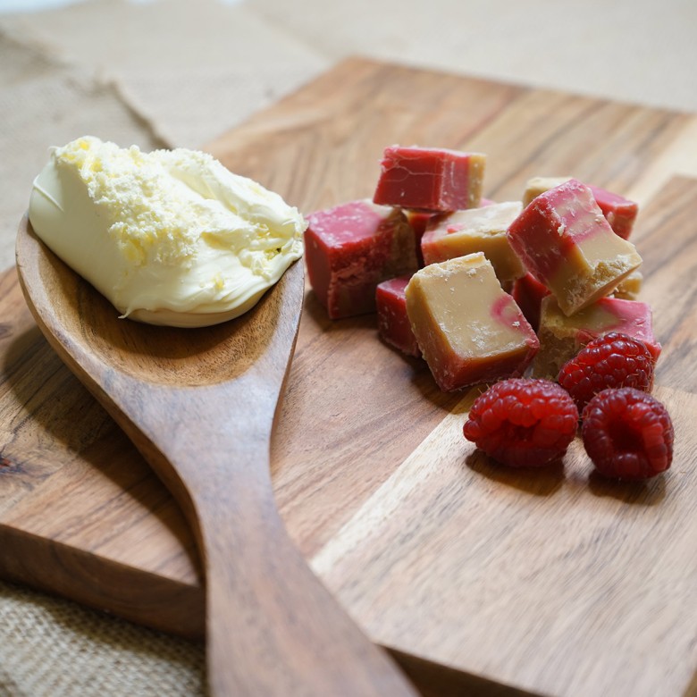 Raspberry Ripple Fudge