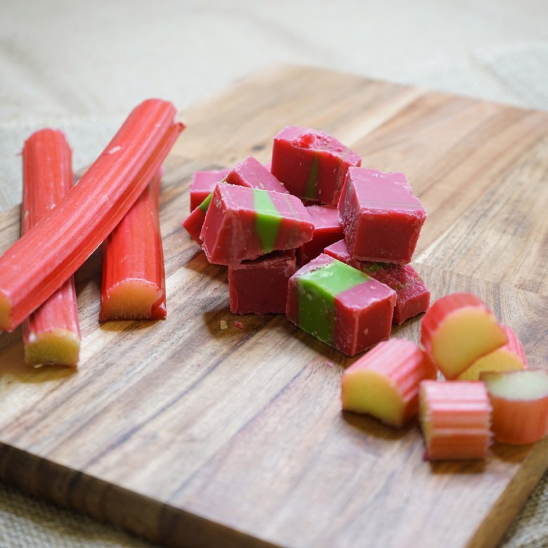 Rhubarb Fudge