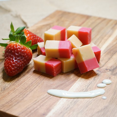 Strawberry & Cream Fudge